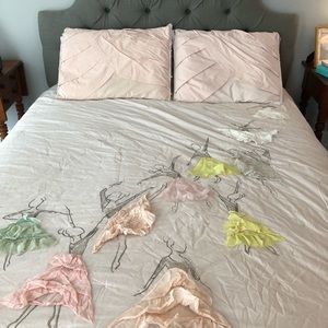 Land of Nod  Full Ballerina Bedding